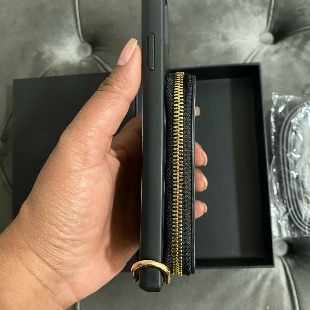 New iPhone 11 Pro Max Wilken Leather iPhone Crossbody Phone Case with Wallet